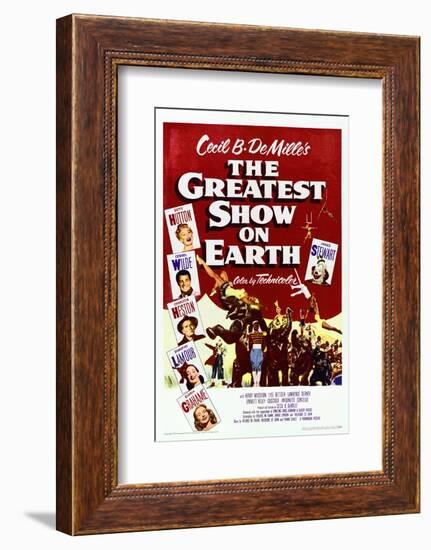 The Greatest Show on Earth-null-Framed Photo