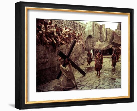 The Greatest Story Ever Told, Max Von Sydow, John Wayne, 1965-null-Framed Photo