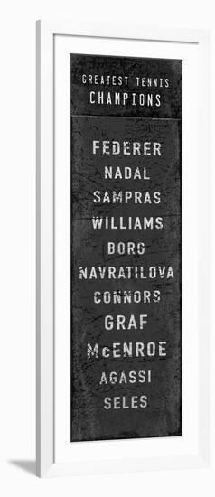 The Greatest Tennis Champions-The Vintage Collection-Framed Giclee Print