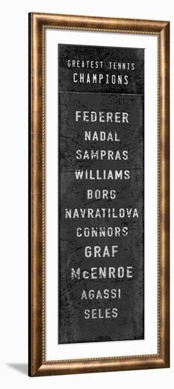 The Greatest Tennis Champions-The Vintage Collection-Framed Giclee Print