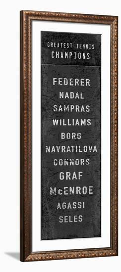 The Greatest Tennis Champions-The Vintage Collection-Framed Giclee Print