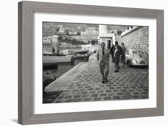 The Greek Bilionnaire Shipowner Aristotle Onassis-Carlo Bavagnoli-Framed Giclee Print