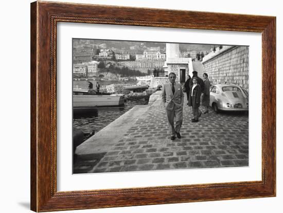 The Greek Bilionnaire Shipowner Aristotle Onassis-Carlo Bavagnoli-Framed Giclee Print