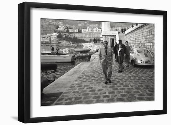 The Greek Bilionnaire Shipowner Aristotle Onassis-Carlo Bavagnoli-Framed Giclee Print