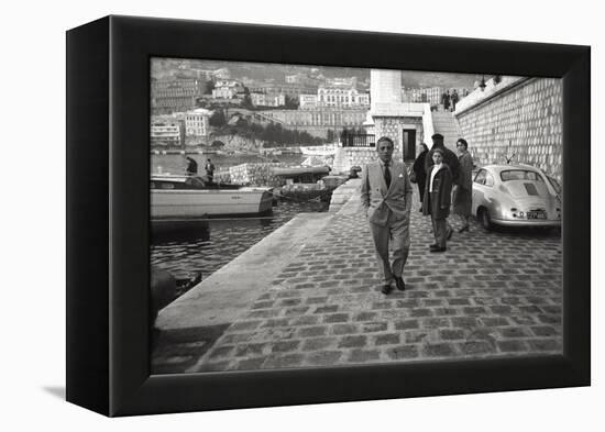 The Greek Bilionnaire Shipowner Aristotle Onassis-Carlo Bavagnoli-Framed Premier Image Canvas