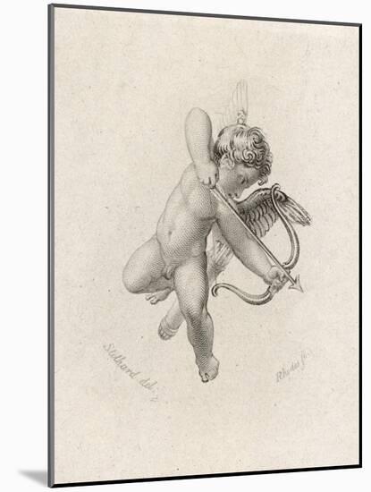 The Greek God of Love: His Roman Equivalent is Cupid-Rhodes-Mounted Art Print