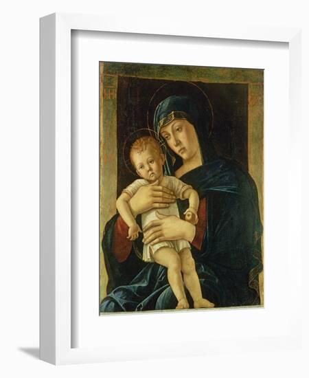 The Greek Madonna and Child-Giovanni Bellini-Framed Giclee Print