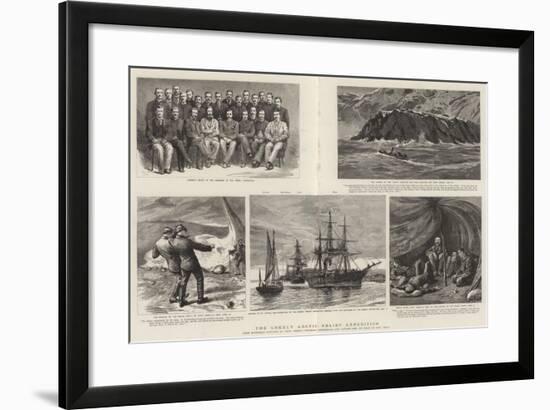 The Greely Arctic Relief Expedition-Charles William Wyllie-Framed Giclee Print