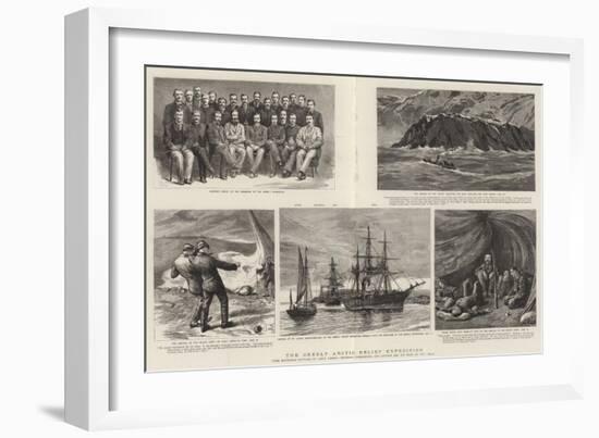 The Greely Arctic Relief Expedition-Charles William Wyllie-Framed Giclee Print