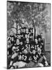 The Green Bay Packers, the 1961 NFL Champions, Posing for a Team Picture-George Silk-Mounted Premium Photographic Print