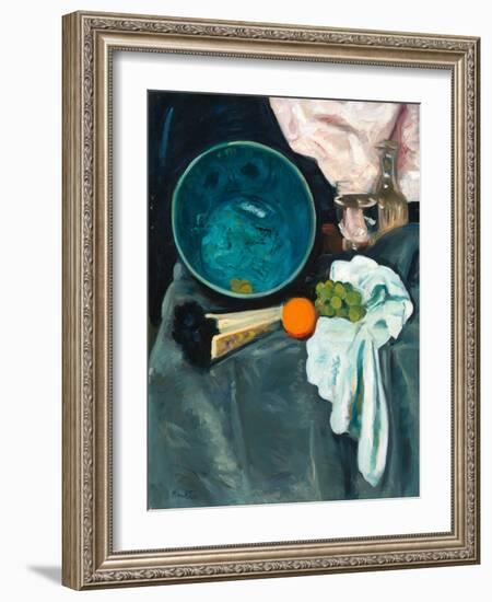 The Green Bowl, C.1920 (Oil on Canvas)-George Leslie Hunter-Framed Giclee Print