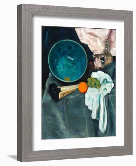 The Green Bowl, C.1920 (Oil on Canvas)-George Leslie Hunter-Framed Giclee Print