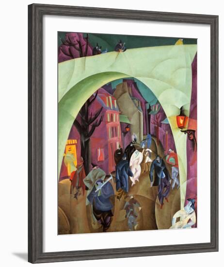 The Green Bridge II-Lyonel Feininger-Framed Art Print