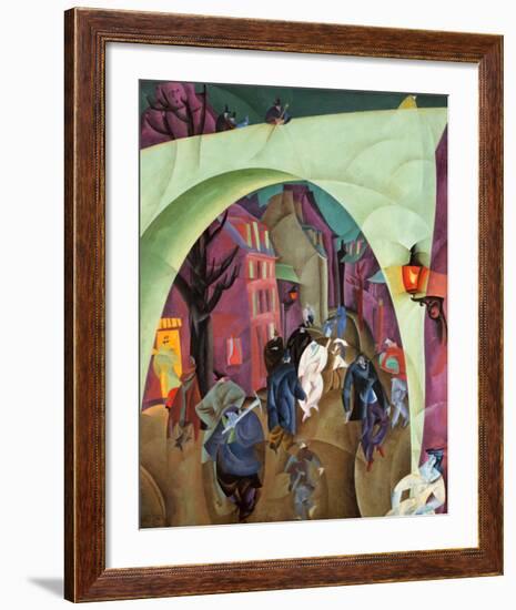 The Green Bridge II-Lyonel Feininger-Framed Art Print