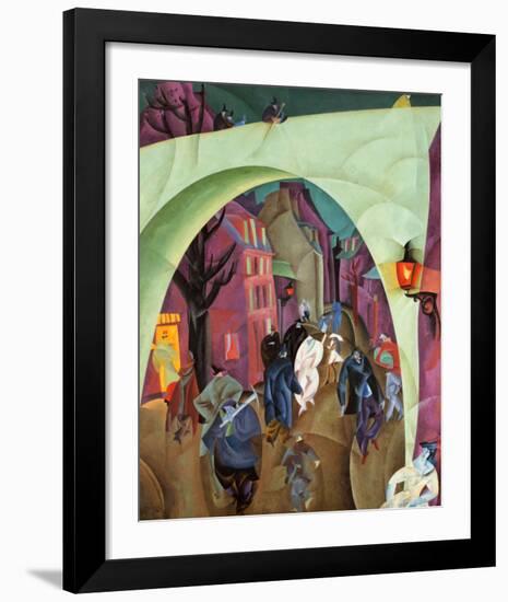 The Green Bridge II-Lyonel Feininger-Framed Art Print