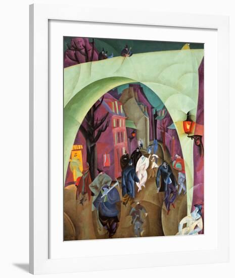 The Green Bridge II-Lyonel Feininger-Framed Art Print