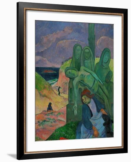 The Green Christ, 1889-Paul Gauguin-Framed Giclee Print
