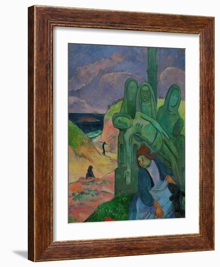 The Green Christ, 1889-Paul Gauguin-Framed Giclee Print