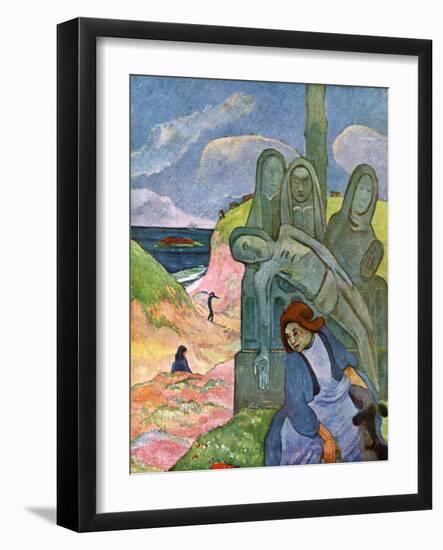 The Green Christ, 1889-Paul Gauguin-Framed Giclee Print