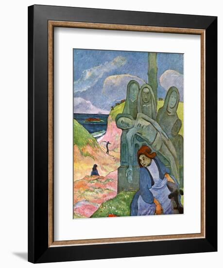 The Green Christ, 1889-Paul Gauguin-Framed Giclee Print