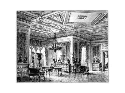 The Green Drawing Room Windsor Castle C1888 Giclee Print By Art Com