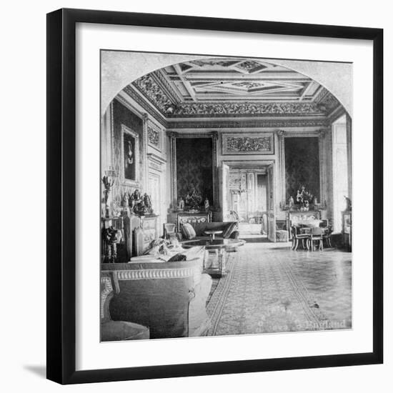 The Green Drawing Room, Windsor Castle, Windsor, Berkshire, Late 19th Century-null-Framed Giclee Print