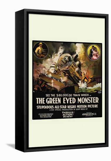 The Green Eyed Monster-Norman Studios-Framed Stretched Canvas