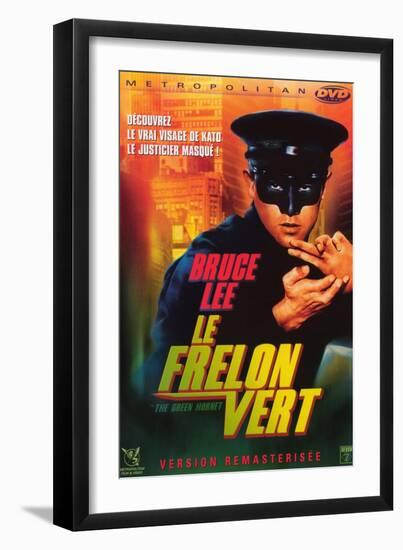 The Green Hornet, French Movie Poster, 1966-null-Framed Art Print