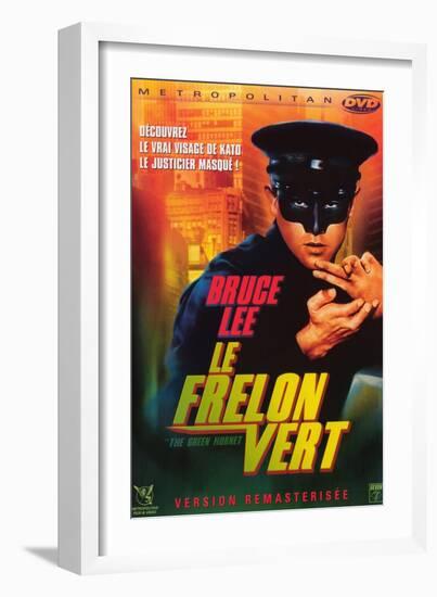 The Green Hornet, French Movie Poster, 1966-null-Framed Art Print