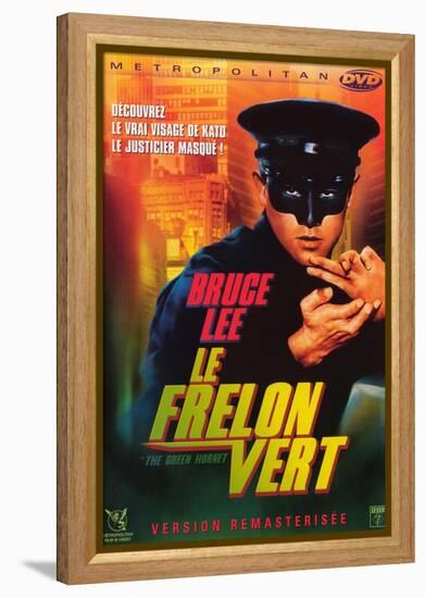 The Green Hornet, French Movie Poster, 1966-null-Framed Stretched Canvas