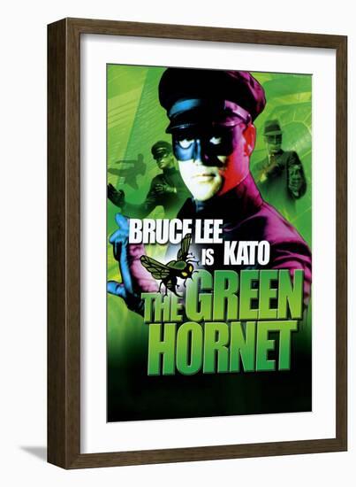 The Green Hornet, UK Movie Poster, 1966-null-Framed Art Print