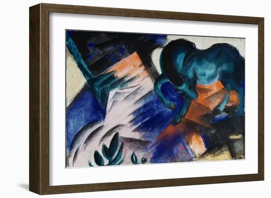 The Green Horse-Franz Marc-Framed Giclee Print