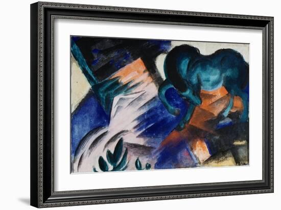 The Green Horse-Franz Marc-Framed Giclee Print