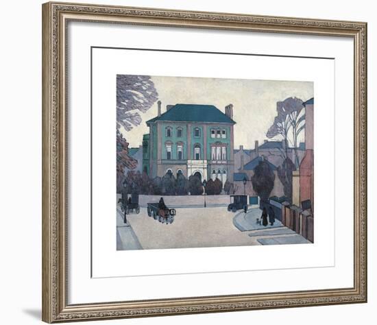 The Green House, St John's Wood-Robert Polhill Bevan-Framed Premium Giclee Print