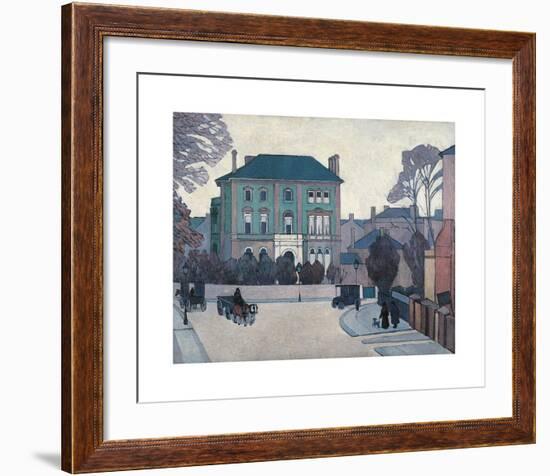 The Green House, St John's Wood-Robert Polhill Bevan-Framed Premium Giclee Print