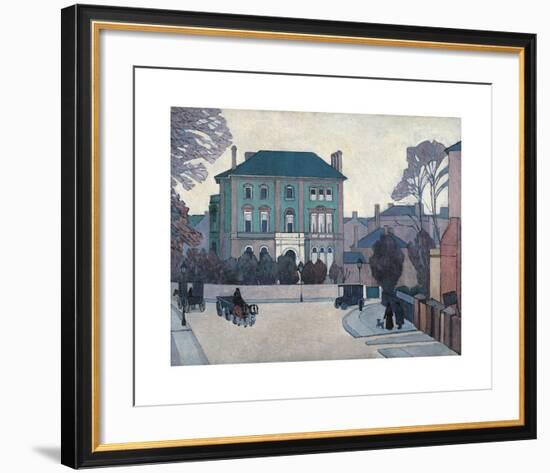 The Green House, St John's Wood-Robert Polhill Bevan-Framed Premium Giclee Print