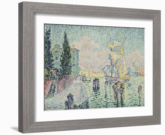 The Green House, Venice, 1905-Paul Signac-Framed Giclee Print