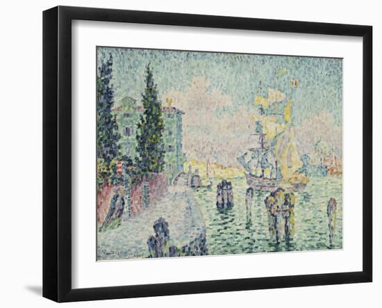 The Green House, Venice, 1905-Paul Signac-Framed Giclee Print