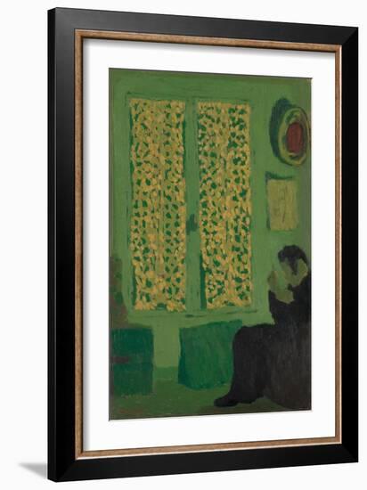 The Green Interior, 1891-Edouard Vuillard-Framed Giclee Print