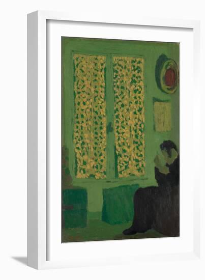 The Green Interior, 1891-Edouard Vuillard-Framed Giclee Print