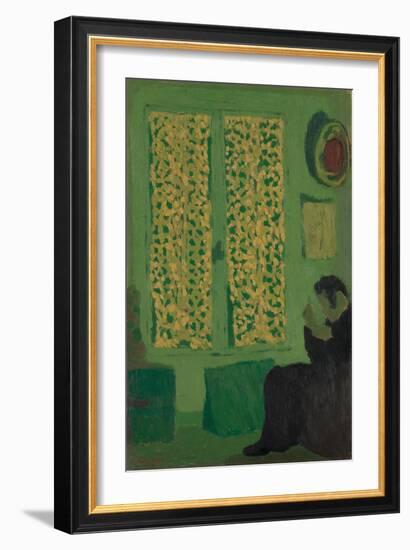 The Green Interior, 1891-Edouard Vuillard-Framed Giclee Print