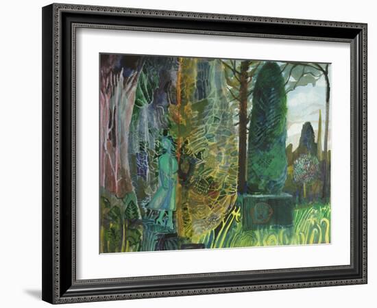 The Green Lady-Michael Chase-Framed Giclee Print