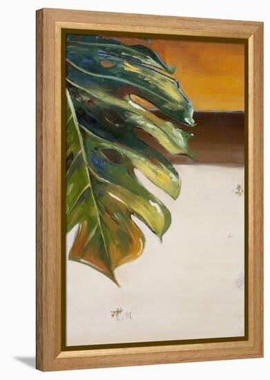 The Green Leaf II-Patricia Pinto-Framed Stretched Canvas