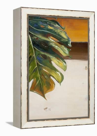 The Green Leaf II-Patricia Pinto-Framed Stretched Canvas