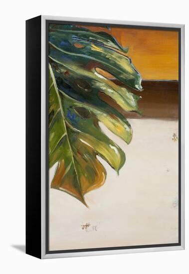 The Green Leaf II-Patricia Pinto-Framed Stretched Canvas