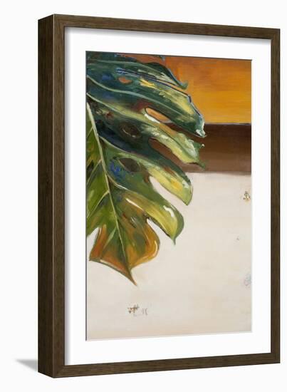 The Green Leaf II-Patricia Pinto-Framed Art Print