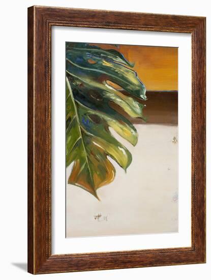 The Green Leaf II-Patricia Pinto-Framed Art Print