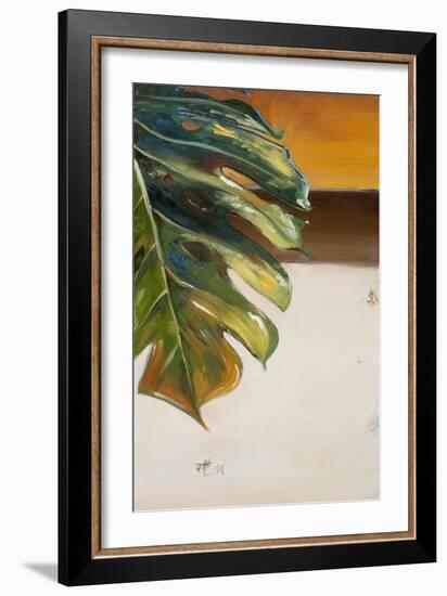 The Green Leaf II-Patricia Pinto-Framed Art Print