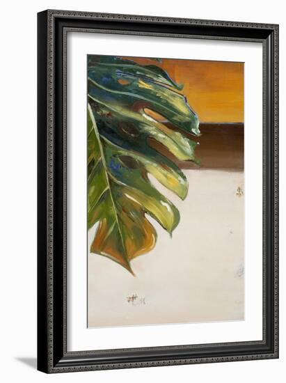 The Green Leaf II-Patricia Pinto-Framed Art Print