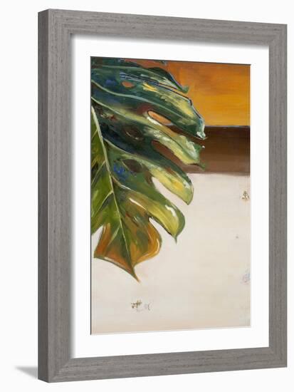 The Green Leaf II-Patricia Pinto-Framed Premium Giclee Print